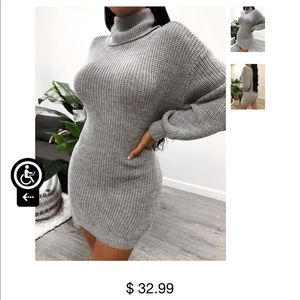 Knitted Sweater Dress